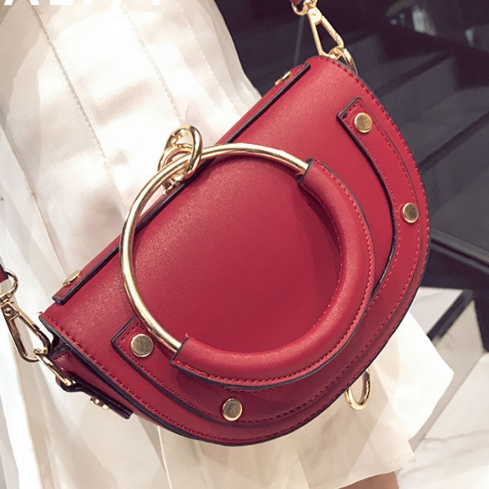 European Retro Rivet Handbag